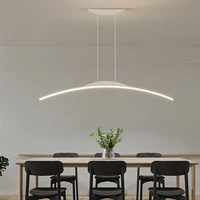nordic italian minimalist modern minimalist studio one word long dining room dining table bar restaurant ceiling ceiling lamp