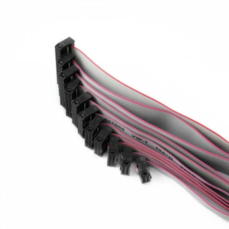 2 шт. 0 мм Шаг FC 6/8/10/14/16/18/20/24/26/30/34-60 контактный серый плоский кабель для передачи