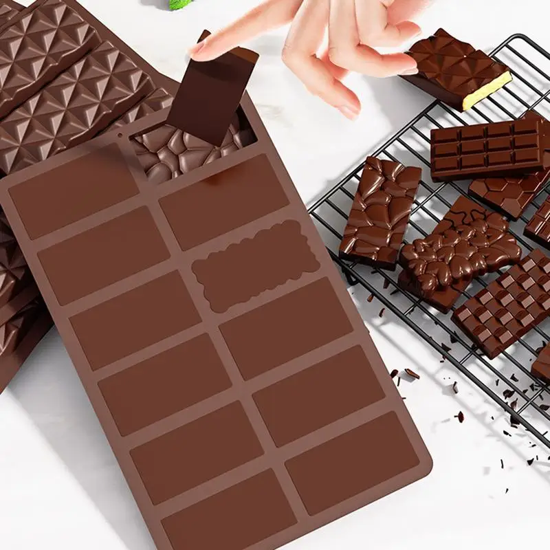 3D прямоугольная силиконовая форма формы для выпечки мусса торта свечи желе