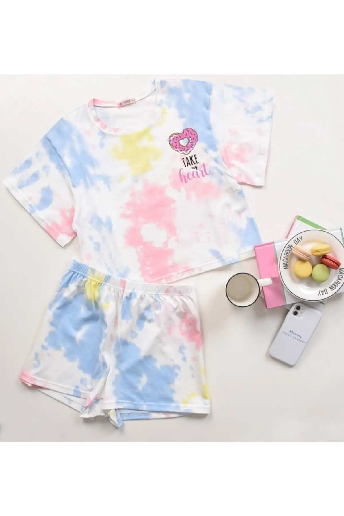 

Women's Pajamas Batik Pattern Shorts Sleep Lounge Pajamas Nightwear Sleepwear Night Suit Casual Home Clothing