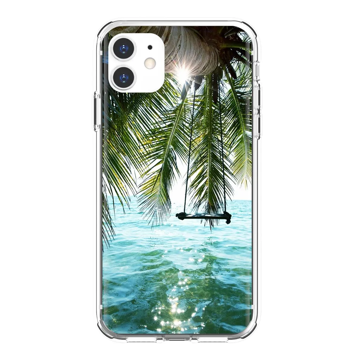 Мягкий чехол для iPhone 10 11 12 13 Mini Pro 4S SE 5C 6 6S 7 8 X XR XS Plus Max 2020 Aloha летние полосы |