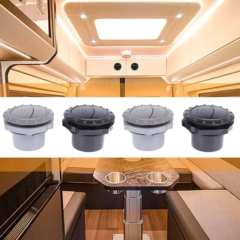 

NEW Universal Car Vent air conditioner Deflector Outlet Air outlet round Rotating Interior Vents Car Accessories