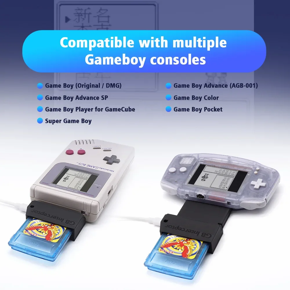 Фото Карта захвата видеоигр в стиле ретро для Gameboy GB для Nintendo Gameboy Color для Gameboy Advance Interceptor для GBA SP GBC GBP №3