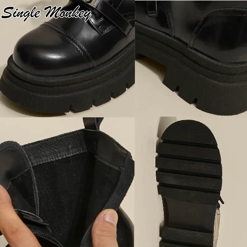 Ботинки Челси женские на массивной платформе новинка 2022 зимние модные ботинки