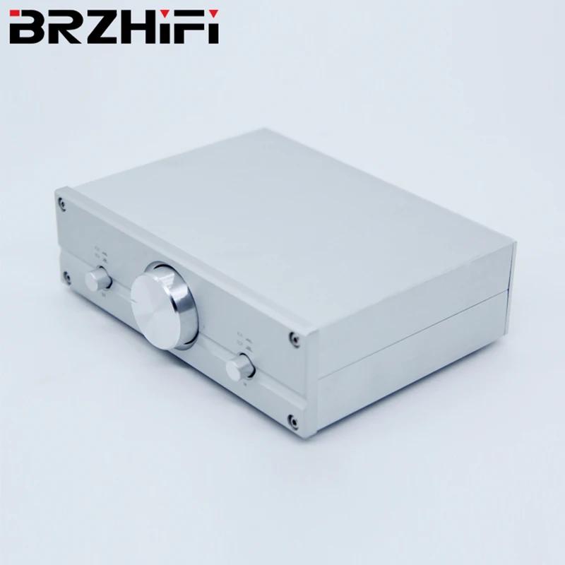 

BREEZE Classic Silver BREEZE AUDIO FV2 полностью сбалансированный Пассивный предусилитель бас регулятор громкости предусилитель домашний Стерео предусили...