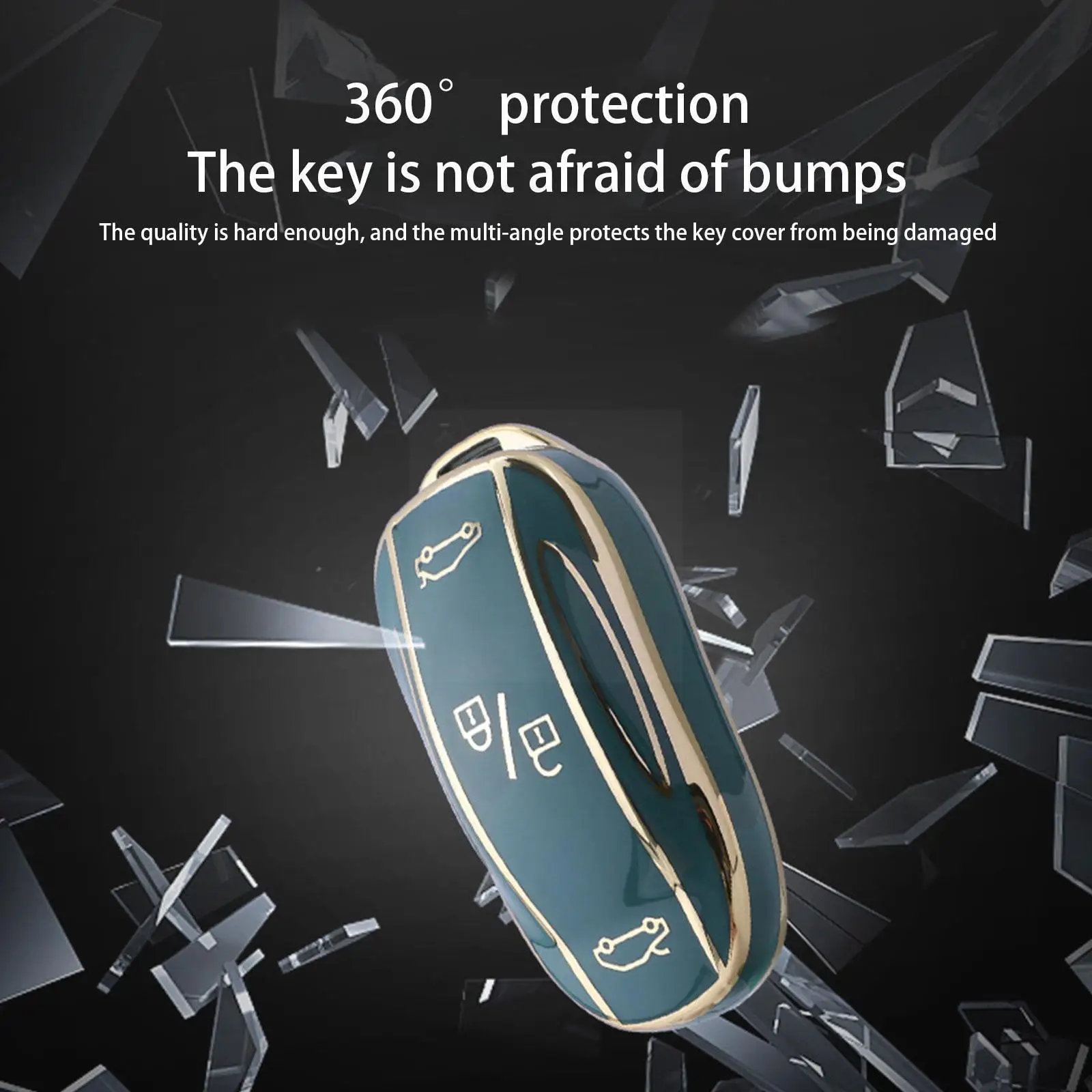 

Новый чехол для автомобильного ключа, аксессуары для Tesla Model 3 S X Y, чехол для смарт-ключа с дистанционным управлением, ТПУ чехол с полной защит...