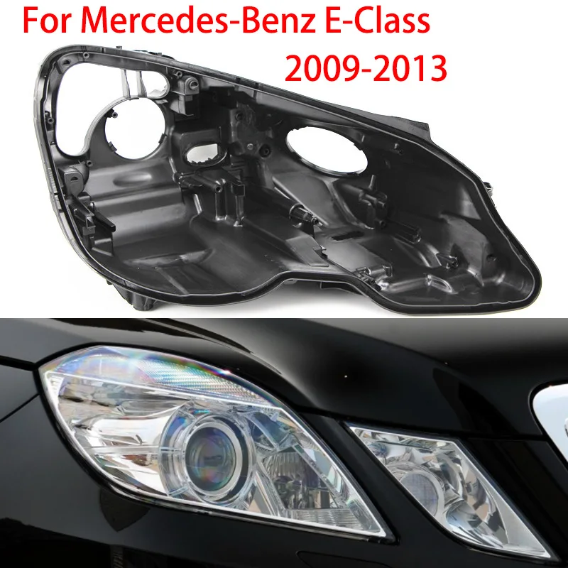 

Для Mercedes-Benz E-Class W212 2009-2013 корпус объектива фары черный абажур запчасти для ремонта фары абажур нижняя часть фары
