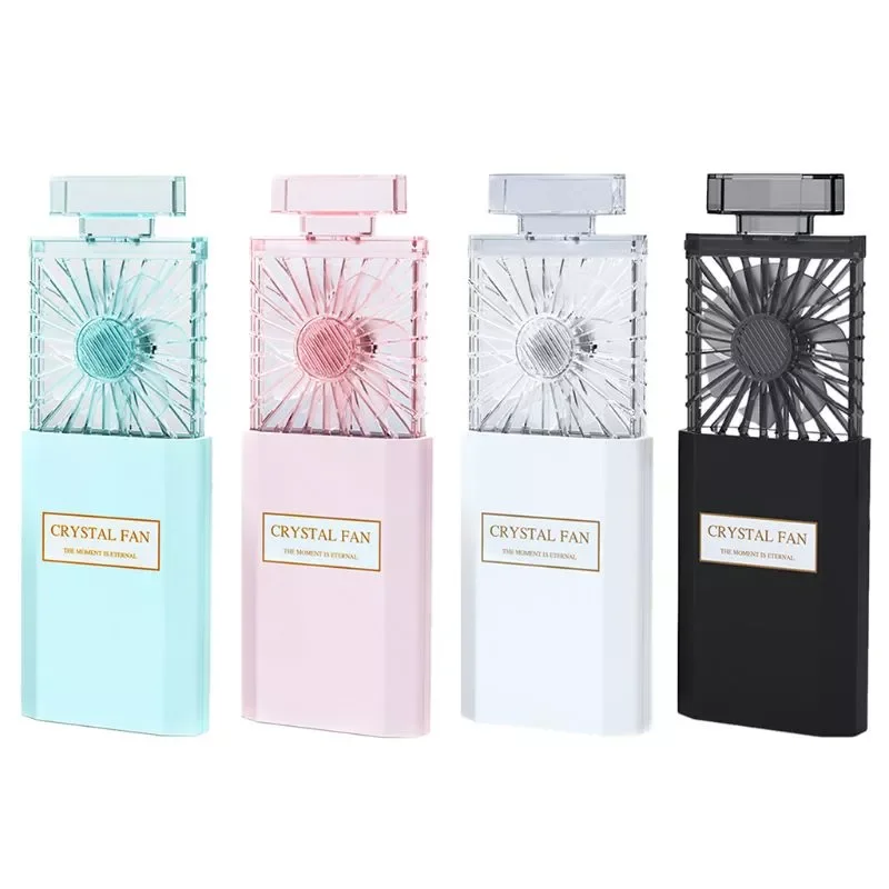 

Mini Handheld Fan Rechargeable, Portable Retractable 3 Speeds with Fragrance