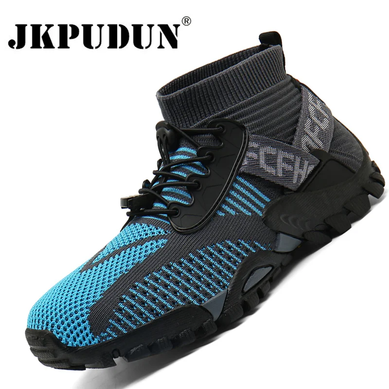 

Summer Wading Shoes Mesh Unisex Outdoor Trekking Boots Breathable Hiking Shoes Couple Non-slip Sport Shoes Sneakers Plus Size 47