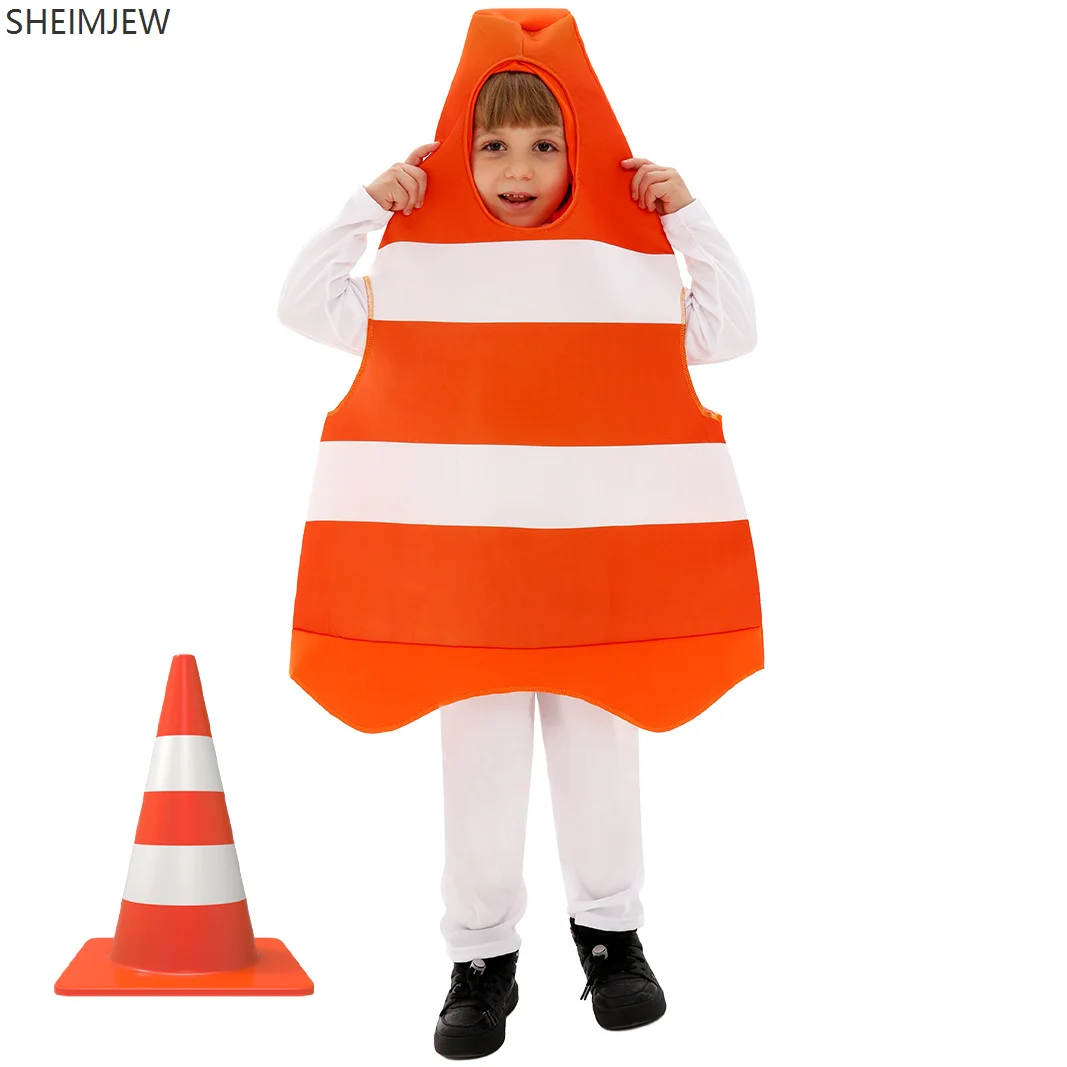 Костюм для косплея дорожный конус на Хэллоуин
