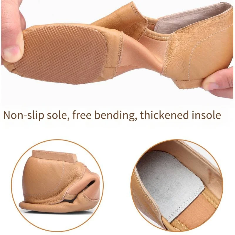 Genuine Leather/Canvas Jazz Dance Shoes Tan Black Red Soft Sole Jazz Shoes Sneakers Woman Gymnastics Dance Shoes For Girls Women