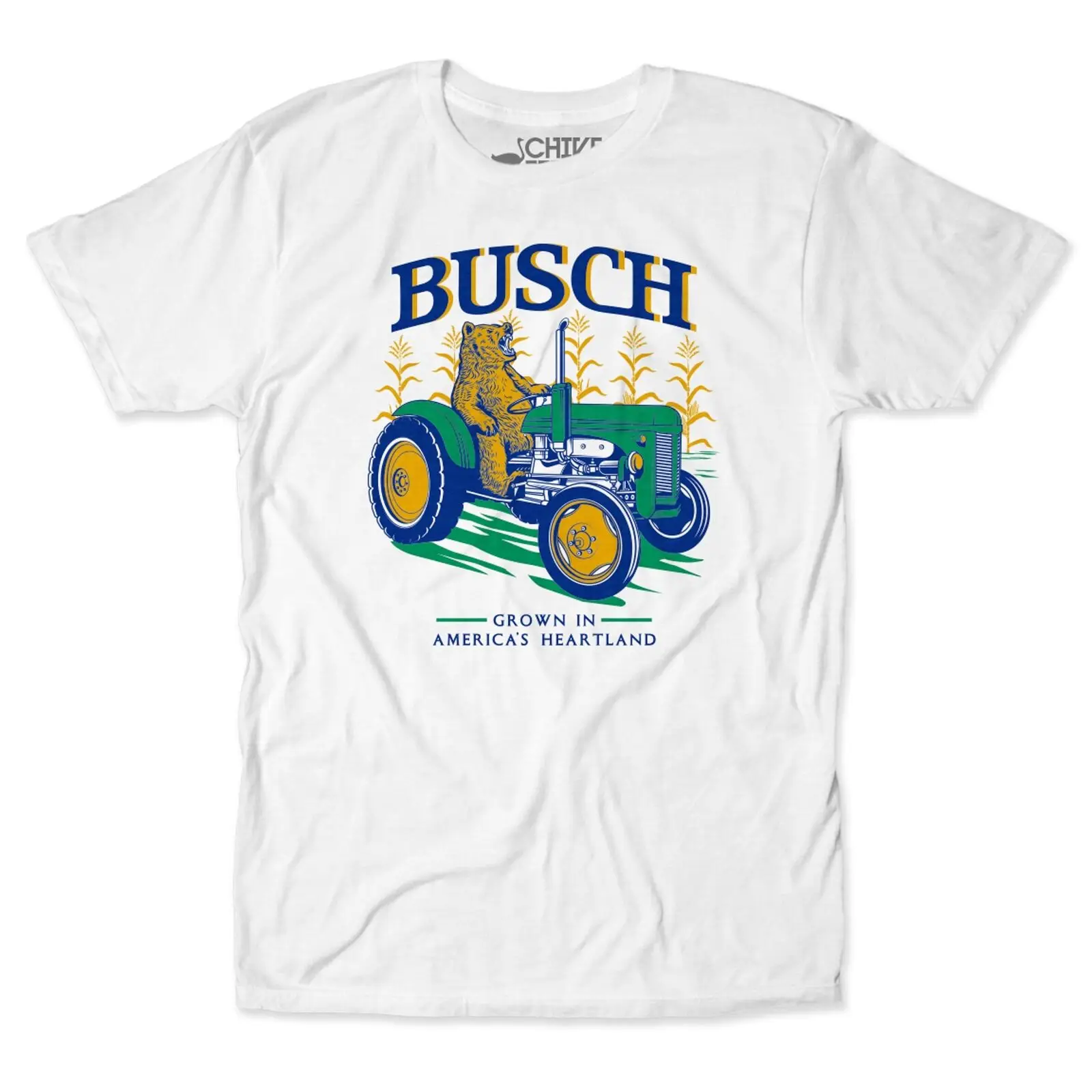 TheCHIVE Men's Busch America's Heart Land 140 футболка Beer