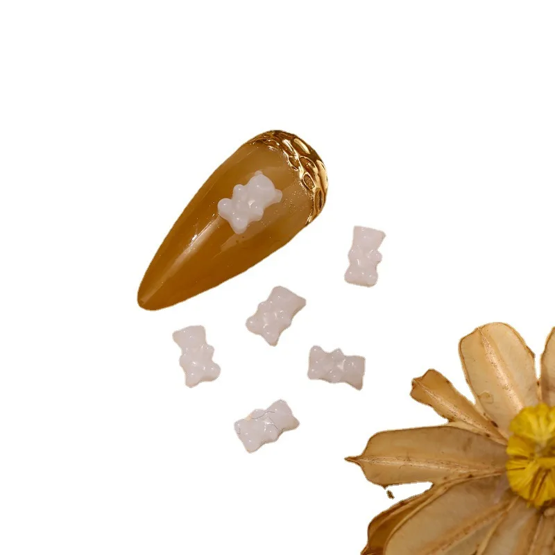 30 шт./лот японский изысканный соковый Медведь Дизайн ногтей ювелирные изделия