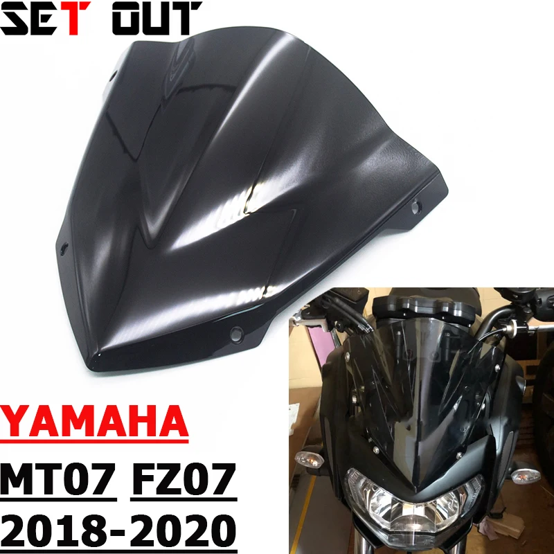 

Motorcycle accessories sports windshield sun visor wind deflector for Yamaha MT-07 MT07 FZ07 2018 2019 2020 18-20