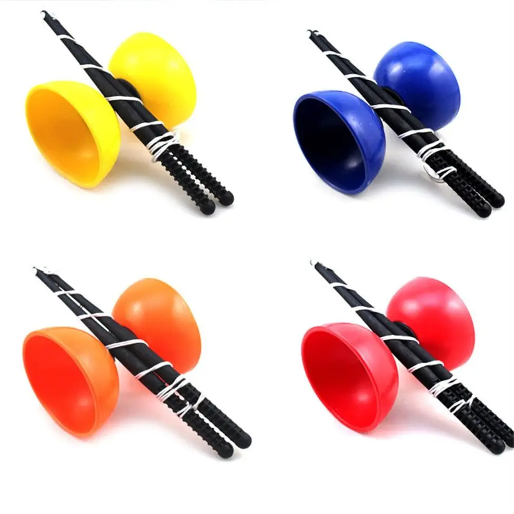 Кожаная чаша Diabolo Yoyo мягкий материал с палочками веревка тройной подшипник