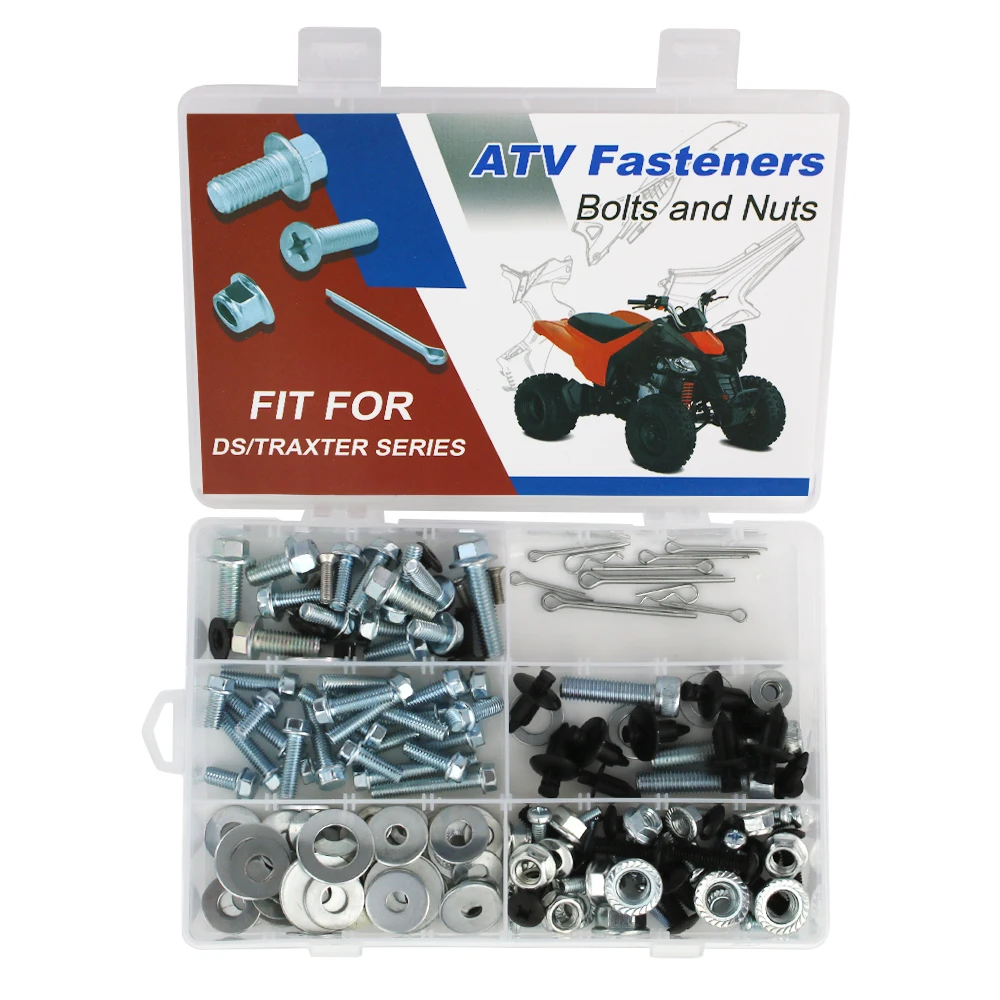 160 шт. кузов двигателя мотоцикла пластиковая рама комплект выхлопных болтов для