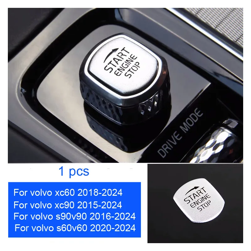 

Для volvo XC60 XC90 S90 V90 V60 S60 кнопка запуска стояночный тормоз патч украшения поставки