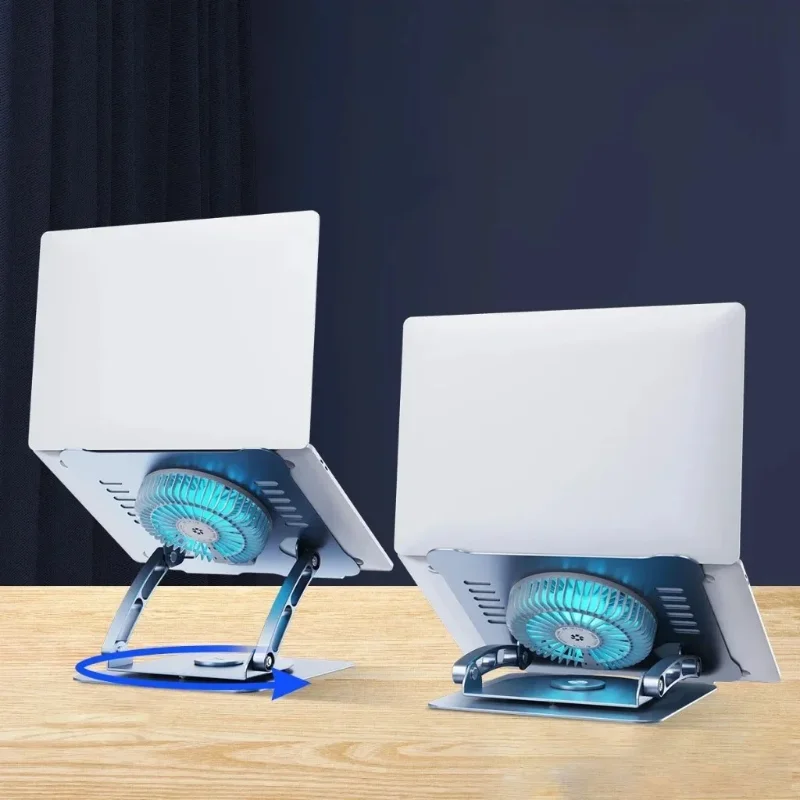 Подставка-Кулер для ноутбука складная охлаждающая подставка из сплава