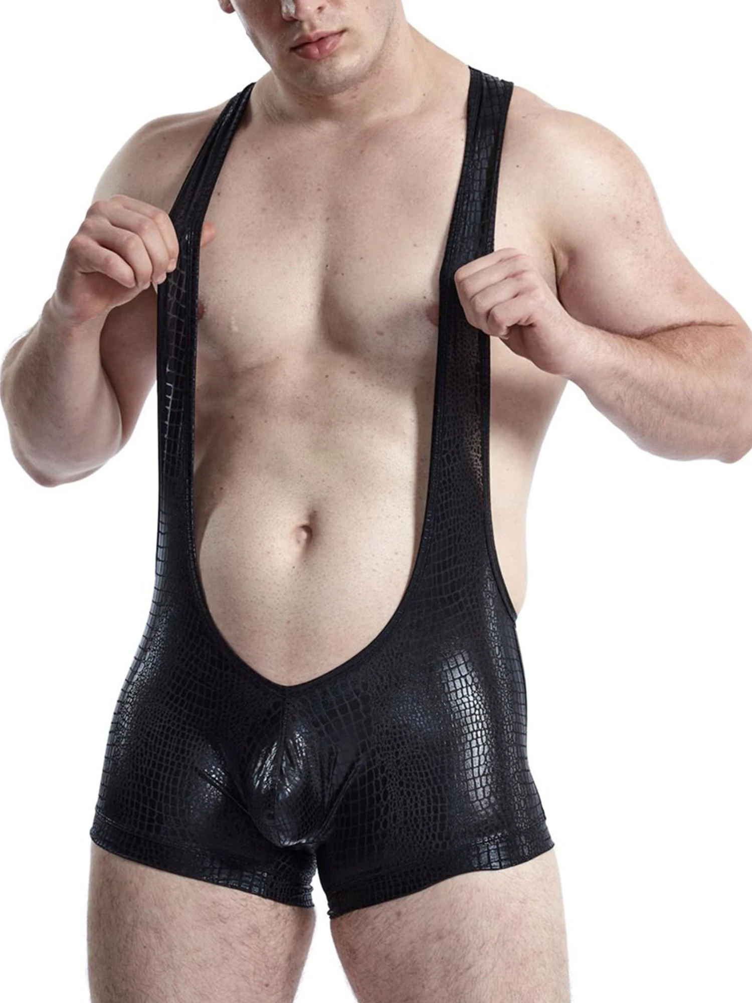 Мужской соблазнительный боди ремни Подвески комбинезон с откидной сумкой и