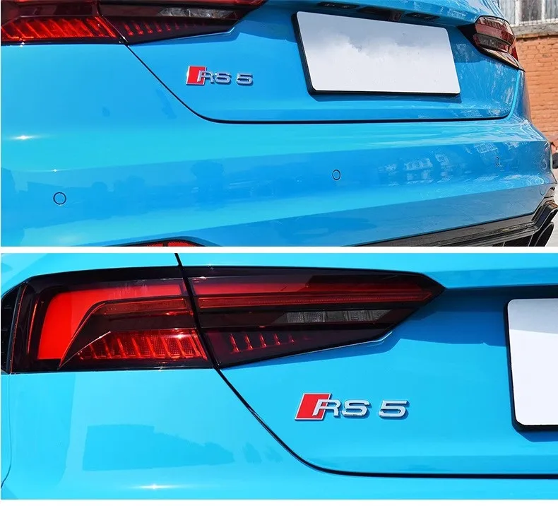 Автомобильные аксессуары 3D хромированные наклейки с логотипом для багажника Audi