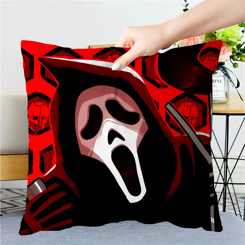 G-Ghostface Декоративная Наволочка Экологически Чистая Квадратная Из