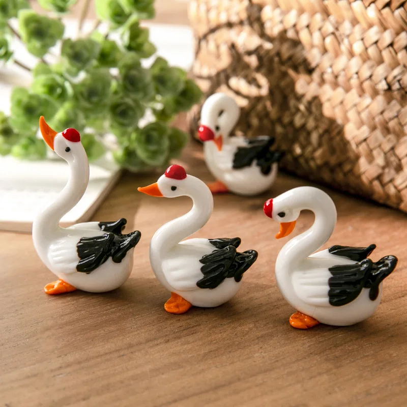 

New Glass Car Decoration Ornaments Desktop Small Animal Ornaments Living Room Decoration Glass Home Decoration Ornaments