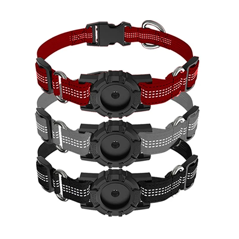 

Airtag collar Pet Adjustable Collar For Location Tracker Dog Cat Anti-lost AirTag Case Airtags Location