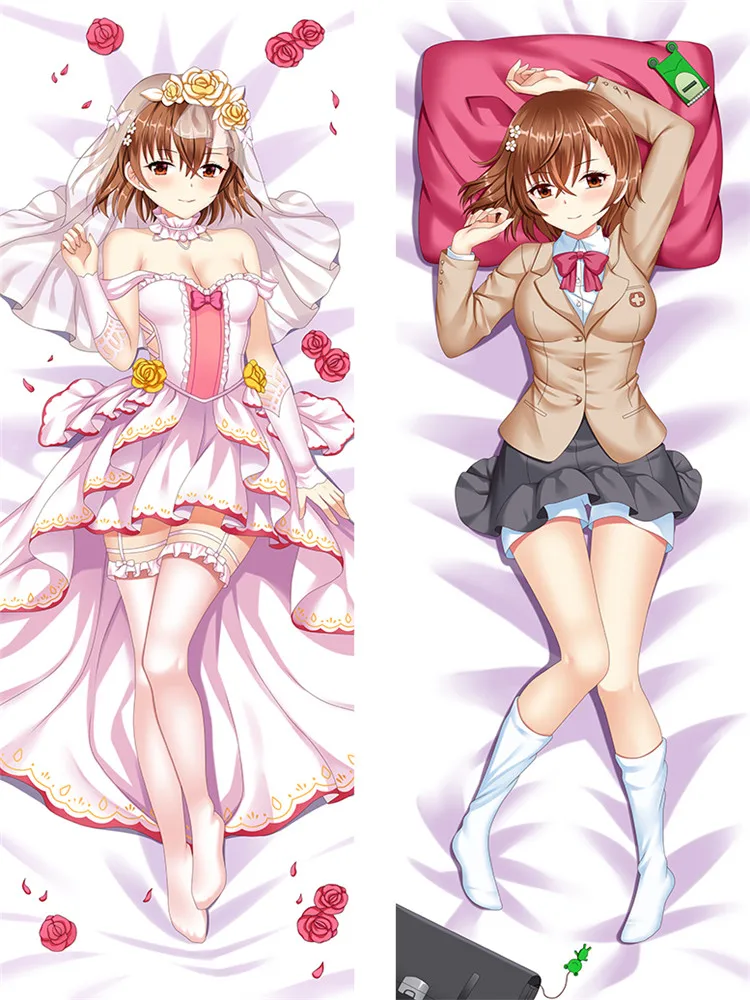 

Наволочка «сделай сам» из аниме «определенный волшебный индекс», Misaka Mikoto Dakimakura, обнимающая наволочка для тела, искусственная двусторонняя печать