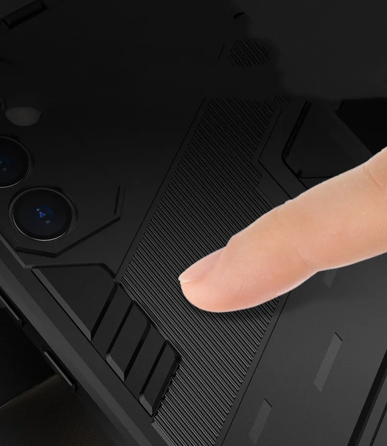 For Samsung Galaxy A34 Case Cover Samsung A34 A33 A32 A04E A53 A13 Anti-slip Bumper Holder Stand Armor Full Case Samsung A34 5G