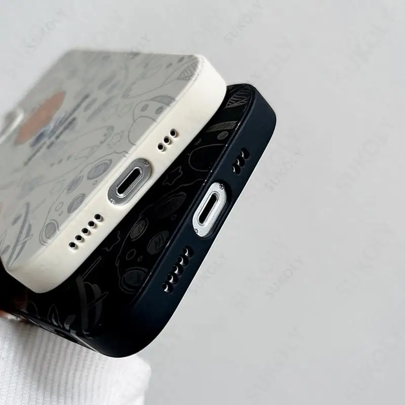 cute astronaut cartoon patterned phone case for xiaomi redmi note 11 10 9 8 7 pro 9s 9a poco x3 gt m3 m4 pro 5g mi 11 lite 5g ne free global shipping
