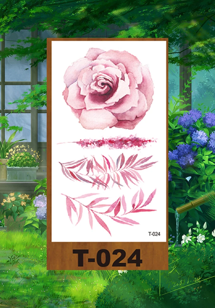 Полуперманентная Милая Временная тату-наклейка тайчи стрела пират женщины дети