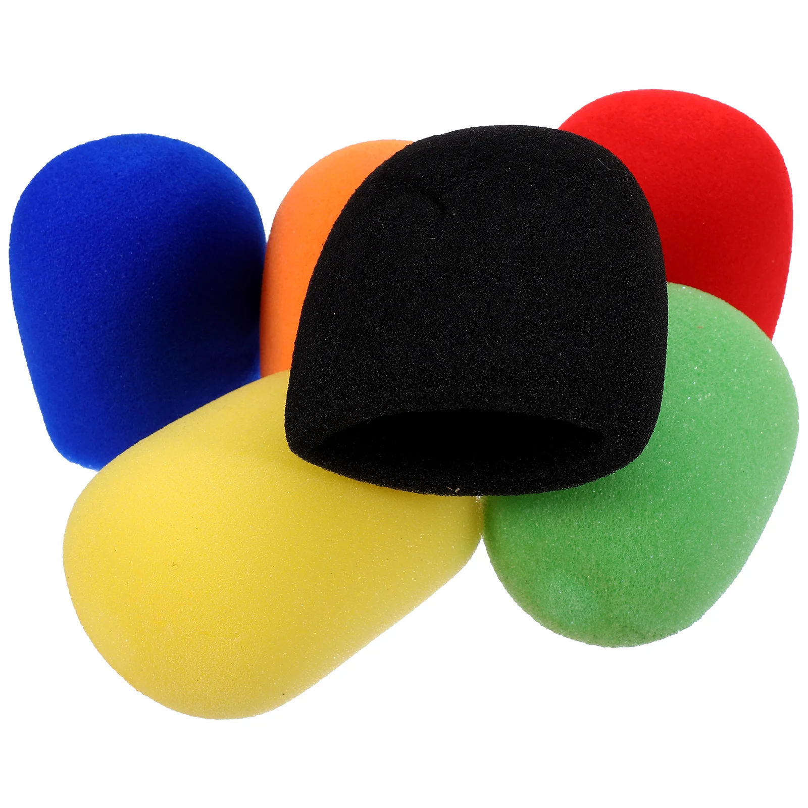 

6 Pcs Microphone Case Handheld Windscreen Windscreens Disposable Cover Sponge Covers