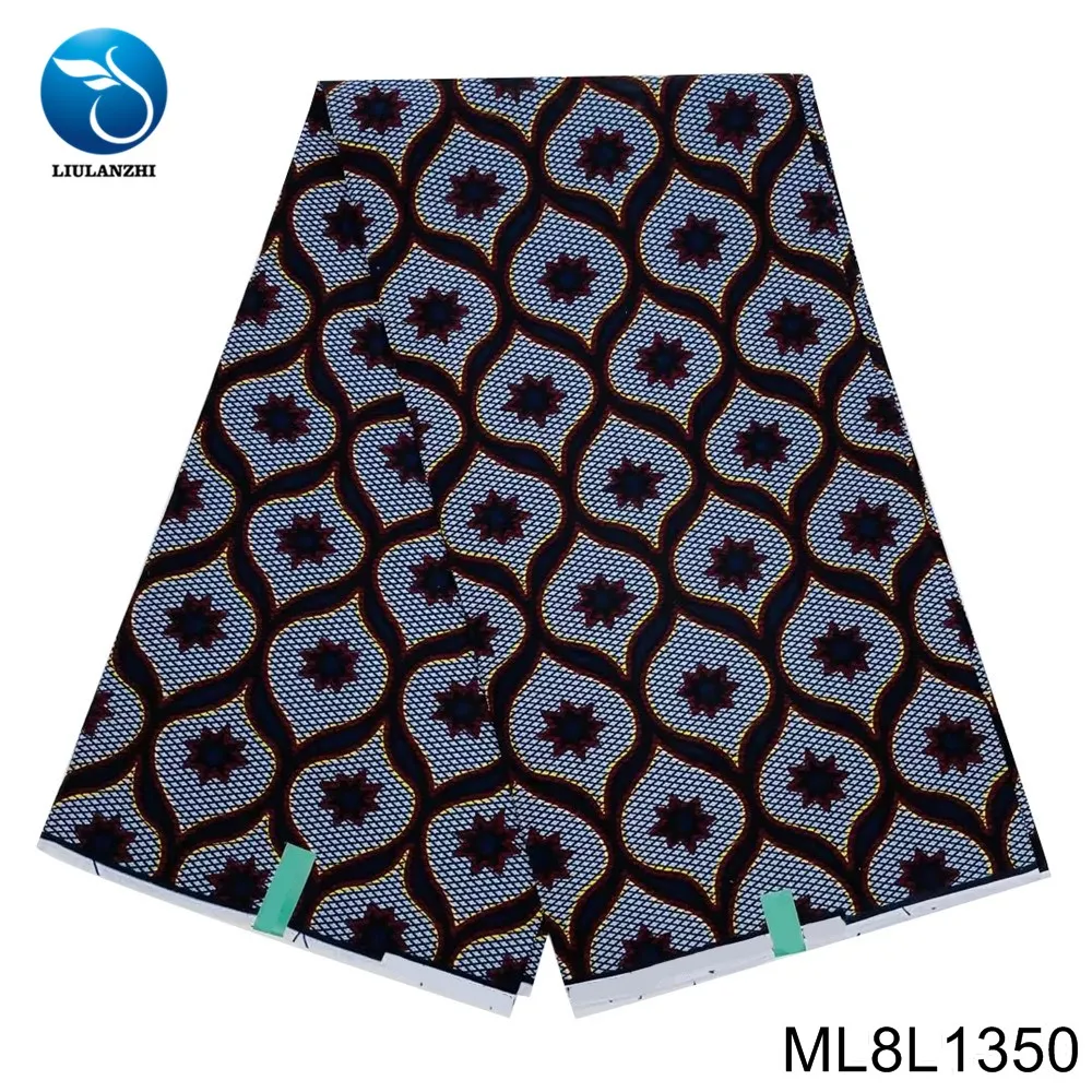 

Ankara Cotton Prints Batik Fabric 100% Real Wax Fabric For Women Wedding Dress Diy Sewing Gifts