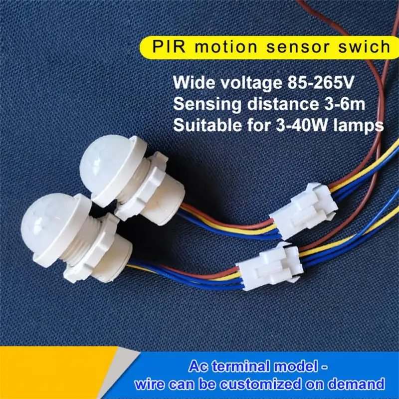 

Time Delay Adjustable 110V-220V Highly Sensitive Auto ON/OFF PIR Infrared Motion Sensor Switch Mode Detector Light Switch