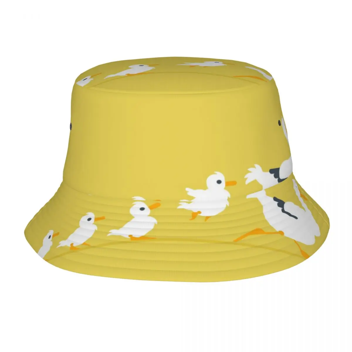 

New Fashion Bucket Hats Fisherman Caps For Women Men Gorras Summer Yellow Mother Duck
