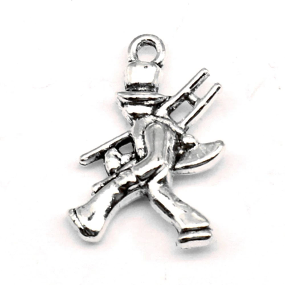

5 pieces 14x21mm Worker charms Jewelry making best gift