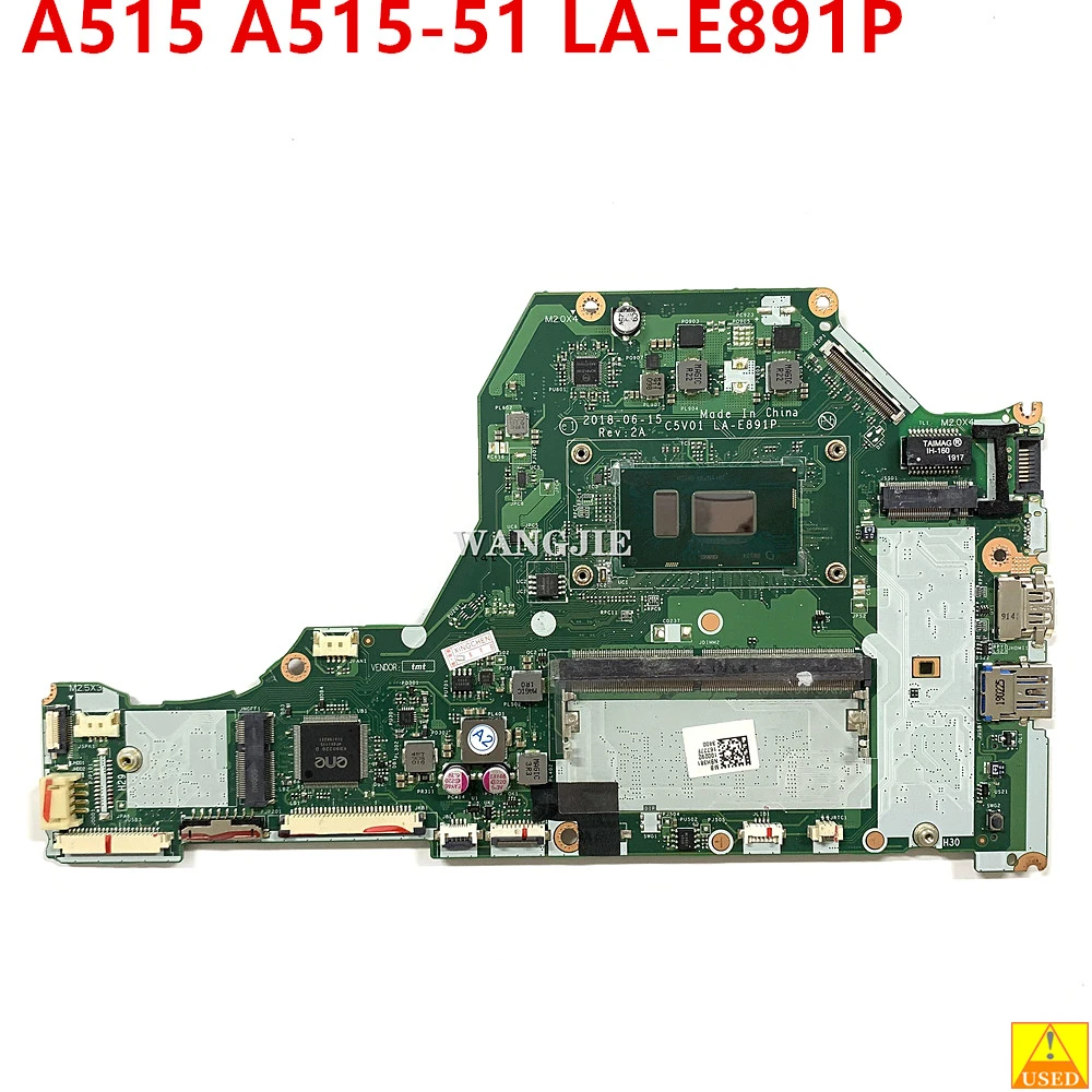 /   C5V01  Acer aspire A515 LA-E891P,     4417U/A515-51/I3-7020U/17-8550U CPU