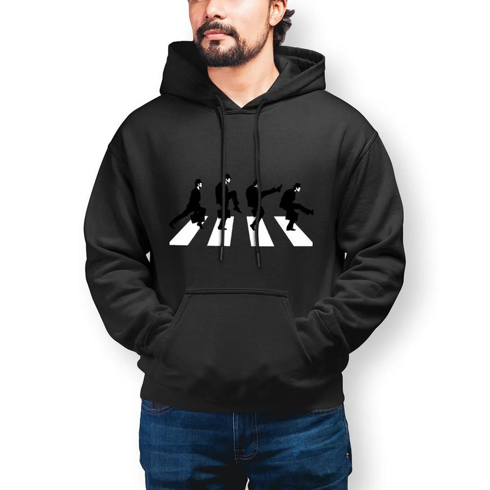 

Monty Python Loose Hoodies Male The Ministry Of Silly Walks Korean Fashion Pullover Hoodie Autumn Kawaii Custom DIY Sweatshirts