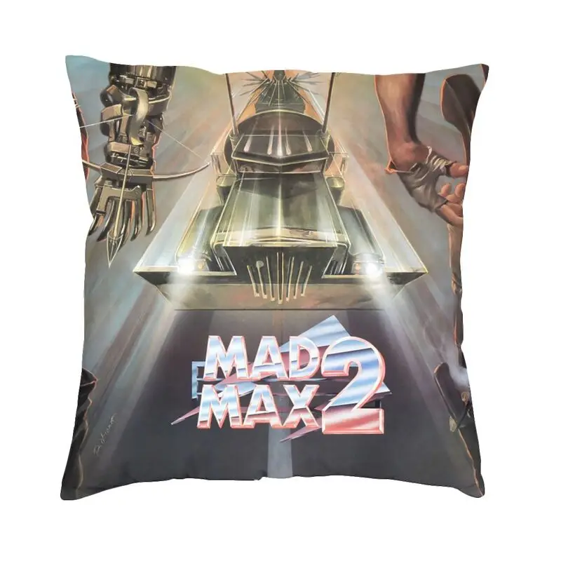 

Персонализированный квадратный чехол для подушки Mad Max 2 The Road Warrior, домашний декоративный чехол для подушки с 3D двухсторонним принтом для див...