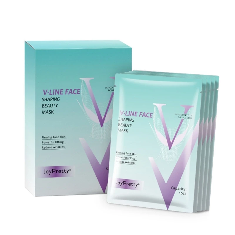 

5x V-Shaped Slimming Face Mask Double Chin Reducer V Line Lifting Mask Lift Tape D2TA
