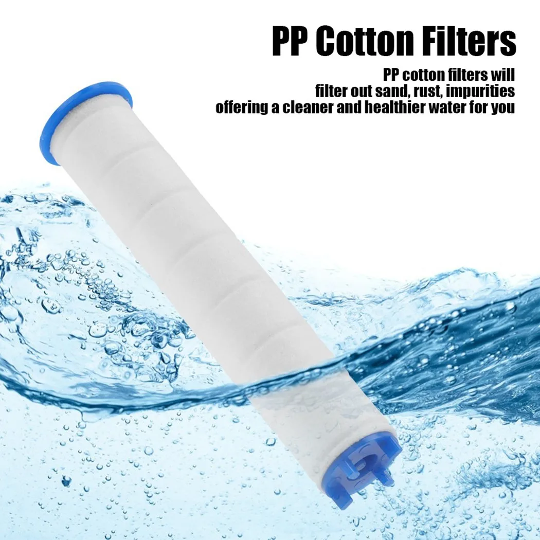 

1/5PCS Shower Head Filters PC, PP Cotton Negative Ions Pressurized Handheld Bathroom Showering Home Household Parts