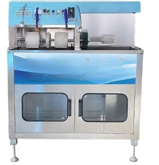 Автоматическая или полусамоматическая машина для полировки обуви с басейнной