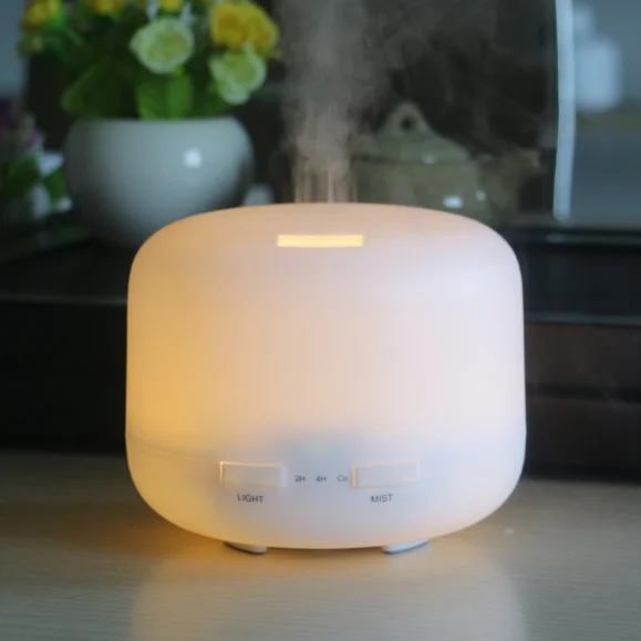 

500ml Air Humidifier Electric Aroma Diffuser Aromatherapy Humidifiers Diffusers Ultrasonic Cool Mist Maker Fogger LED Perfume