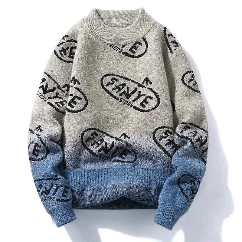 

Женский свитер с рисунком аниме Kawaii, уличная одежда в стиле Харадзюку Y2k, вязаный джемпер, осень 2021, пуловер, свободные свитера в стиле Kpop для ...