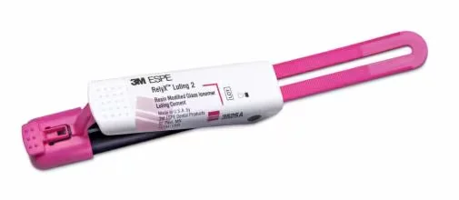 Фото 3M Relyx Luting 2, стоматологическая смола, цементная смола, модифицированный стеклянный иномер 11gx2, кликер для металлической фарфоровой короны, губчатый клей Cem №2