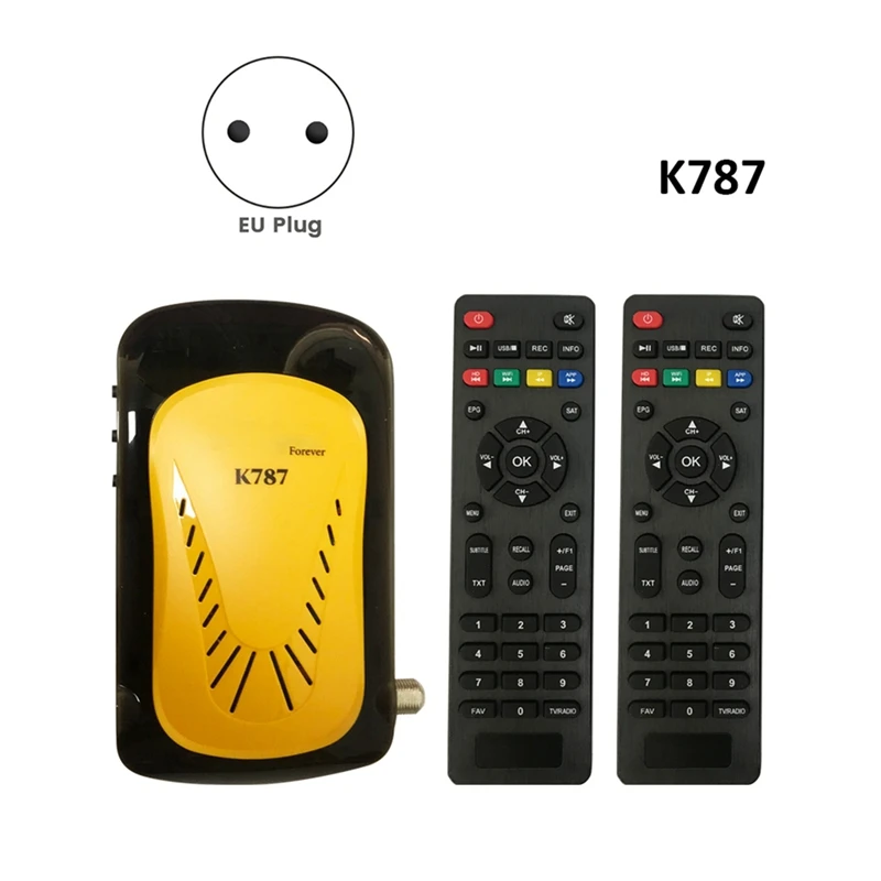 Для Kingbox K787 Hevc H.265 DVB-S2 телеприставка декодер SEA MEA Forever IKS приемник Powervu Biss Apollo5 вилка