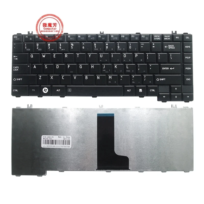 Фото НОВАЯ клавиатура для ноутбука Toshiba L745 L745D L700 L730 L645 L640 L600 L630 C640 C600 C600D L600D №1
