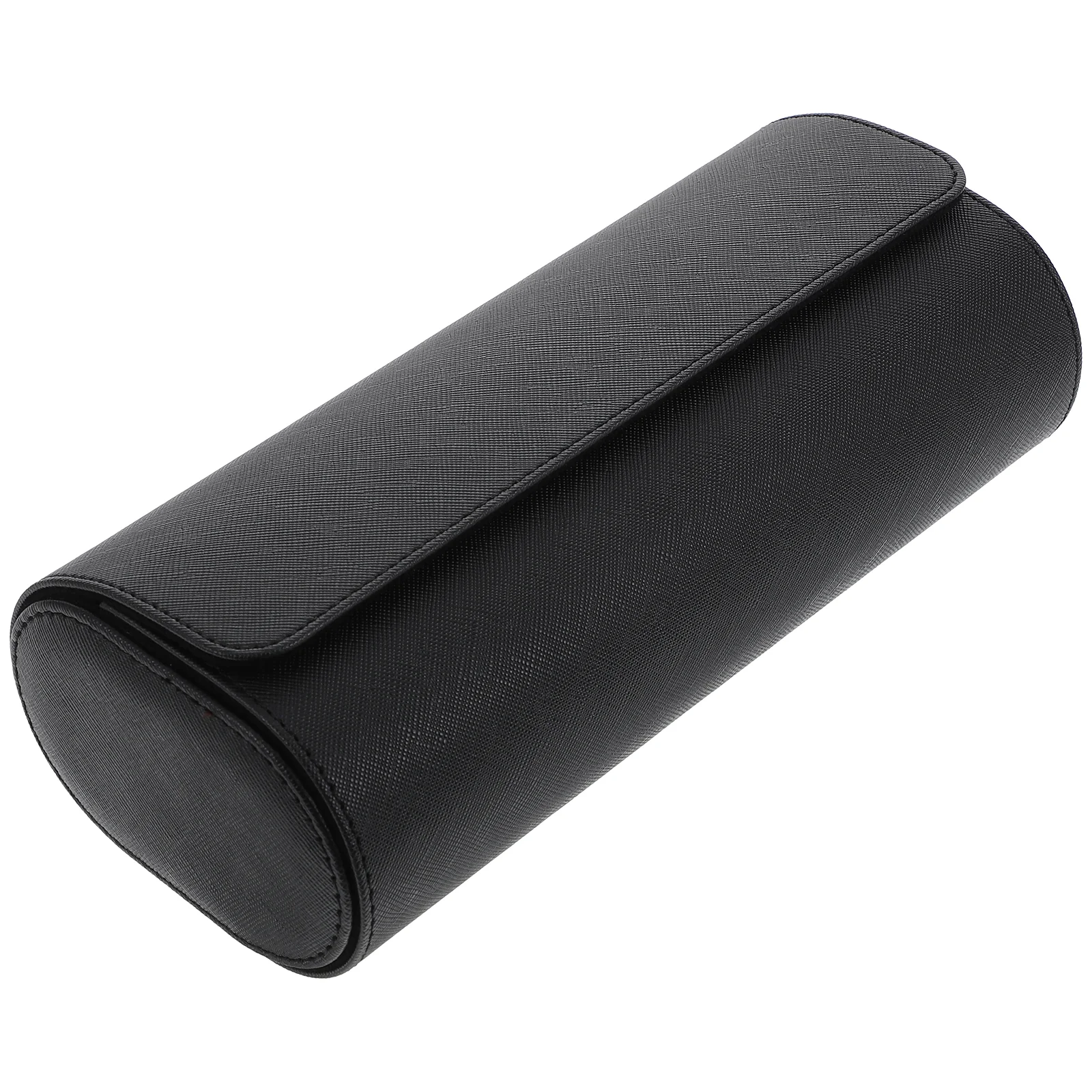 

Slots Portable Round Watch Box Retro Watch Organizer PU WoWoMen's Necklacess Bands Storage boxes