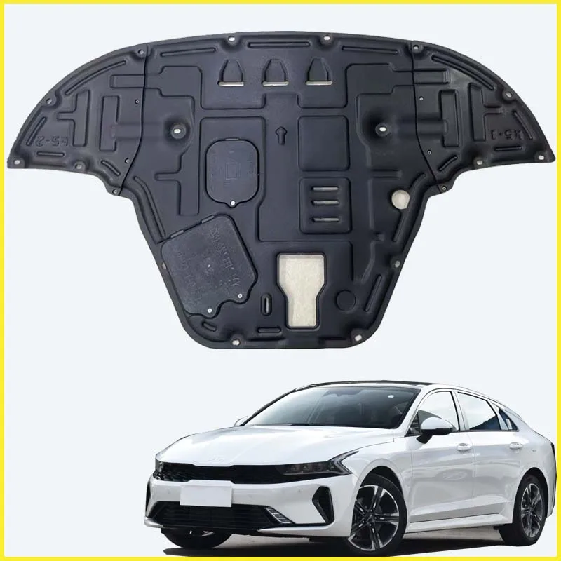 

Для KIA K5 2020-2025 черный под защитной пластиной двигателя, брызговик, грязезащитный чехол на крыло, защита от брызговика