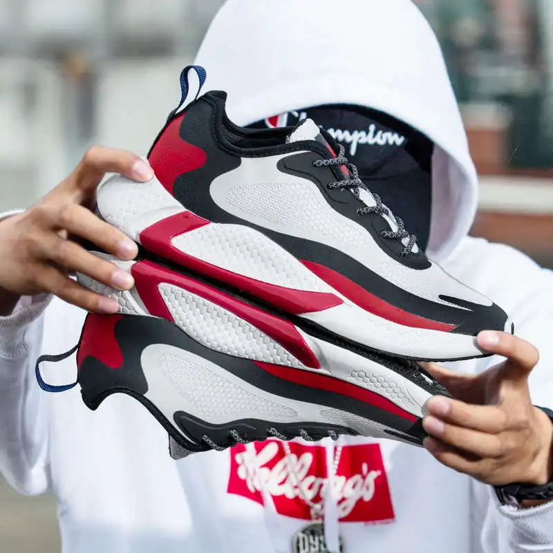 

Кроссовки на высоком каблуке мужские спортивные брендовые теннисные Роскошные Брендовые мужские спортивные ботинки для бега Mem Черные нов...